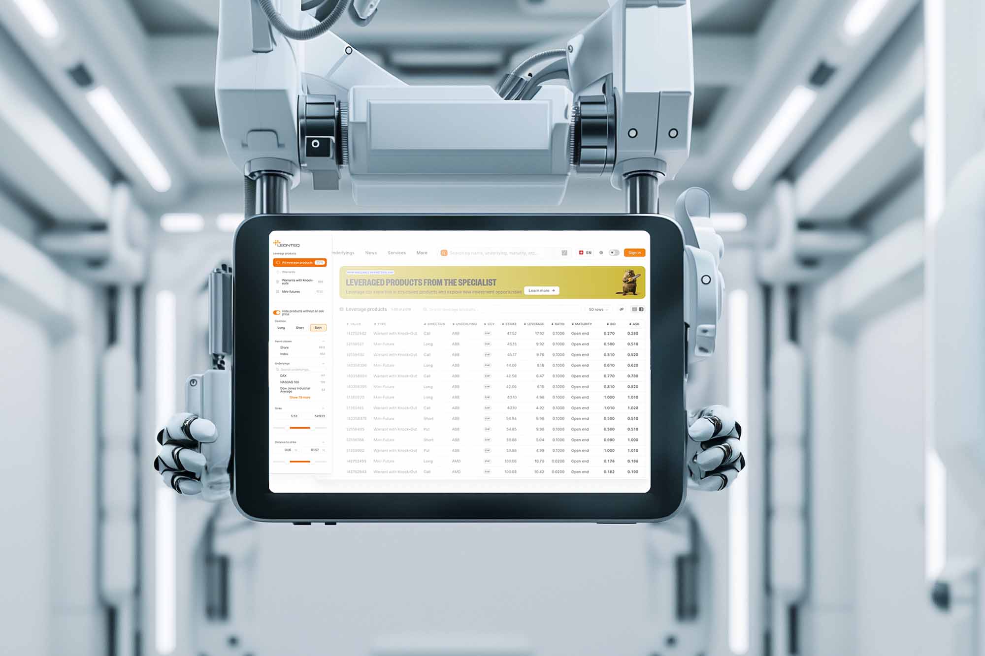 Leonteq tritt in den Markt für börsenkotierte Hebelprodukte in der Schweiz  ein